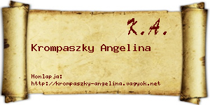 Krompaszky Angelina névjegykártya